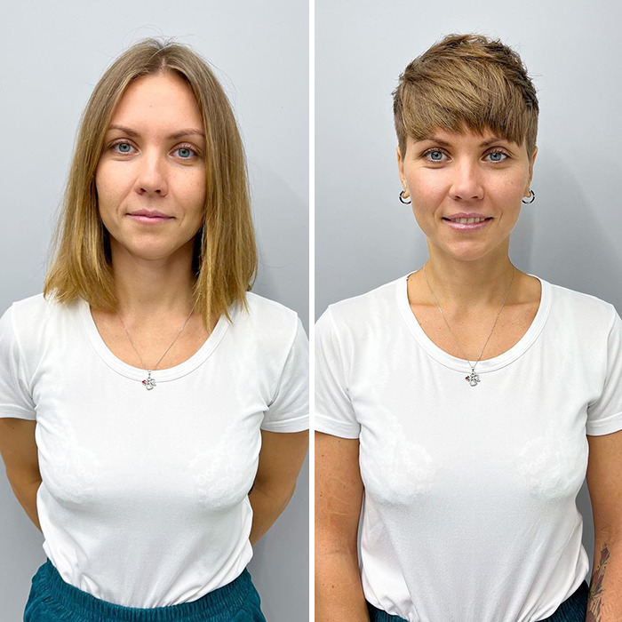Women Who Decided To Try Short Hair And Experienced A Real Transformation In Their Look New Pics 65aa459454baa Png 700