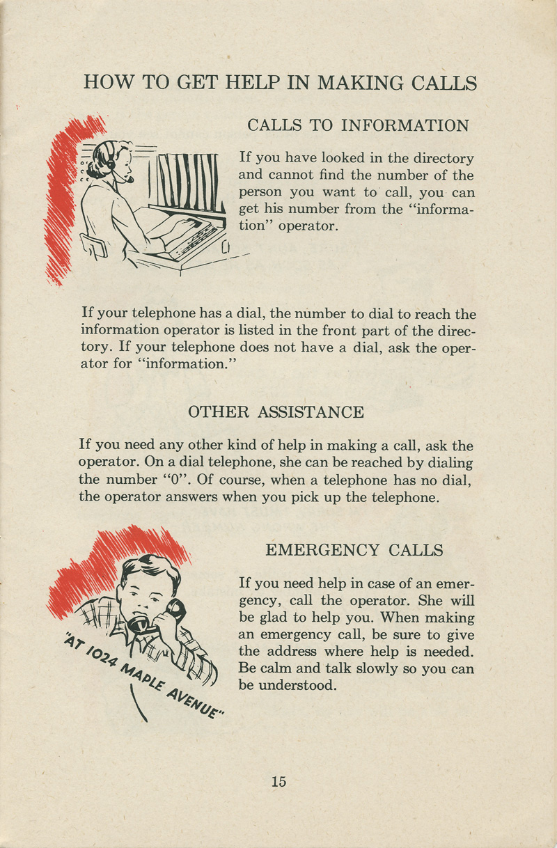 Telephone Guide 1951 15