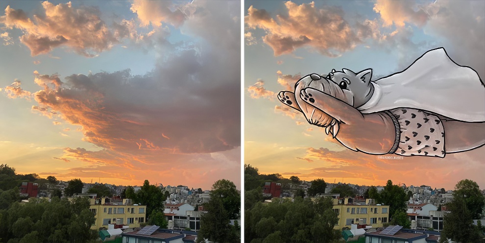 This Artist Continues To Create Drawings Inspired By Cloud Shapes New Pics 65d89f05ac50e 880 