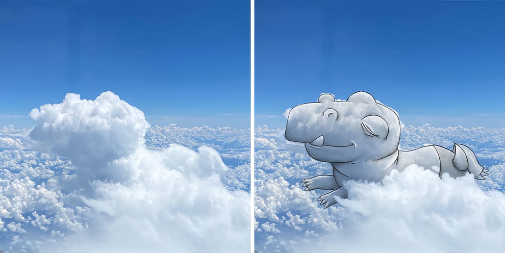 This Artist Continues To Create Drawings Inspired By Cloud Shapes New Pics 65d89f370b506 880 
