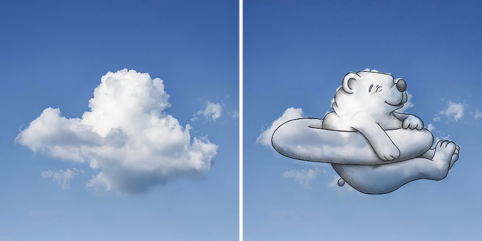 This Artist Continues To Create Drawings Inspired By Cloud Shapes New Pics 65d89f5da03ae 880 