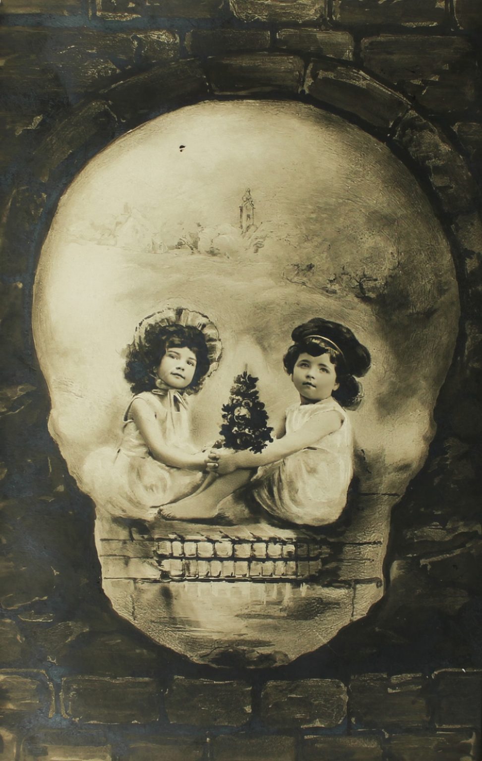 Amazing Early 20th-Century Optical Illusion Skull Postcards » Design ...