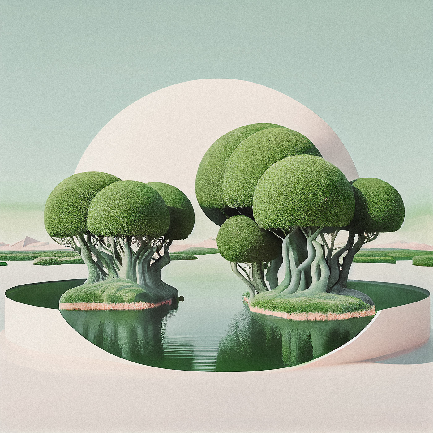 “Landscape of Dreams”: A Series of Surreal Natural Landscapes by Blackbird Studio