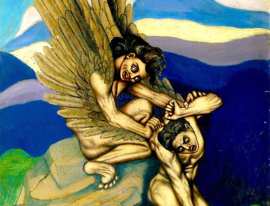 Le Vampir Glorieux: Bizarre Vintage Paintings of Vamprires by Boleslaw Biegas - Vimarsana News
