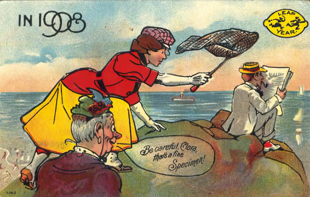 1908 Leap Day Postcard 9 