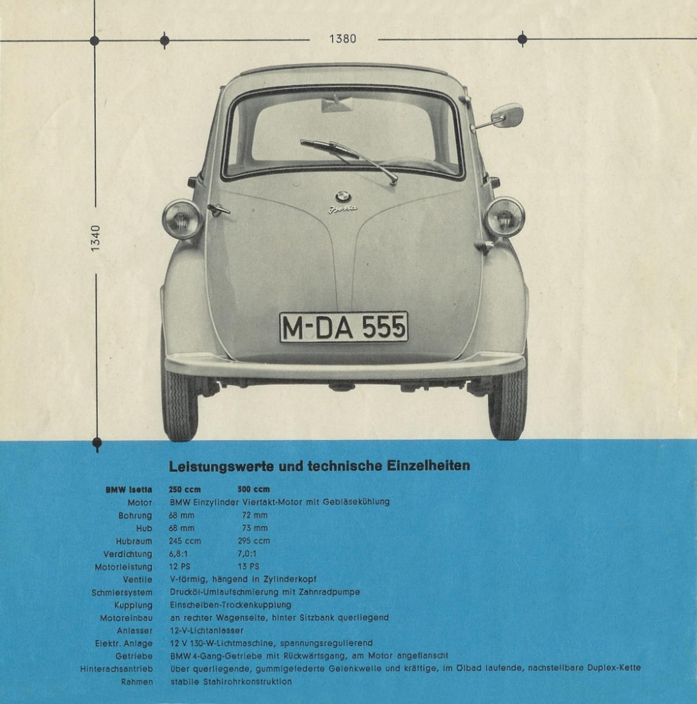 1950s Bmw Isetta Brochure 14