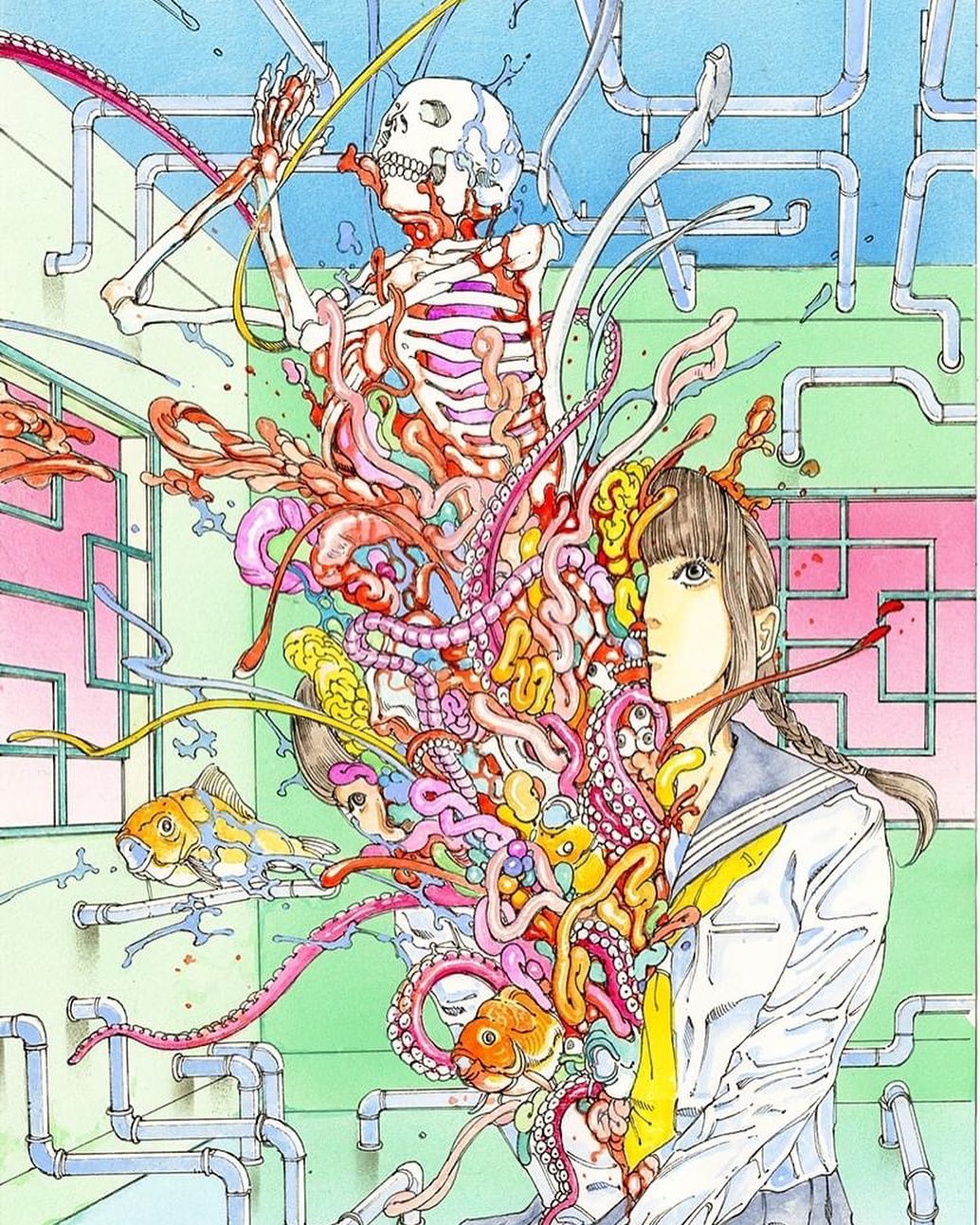 The Intricate Intersection of Gore and Kawaii in Shintaro Kago’s Iconic ...