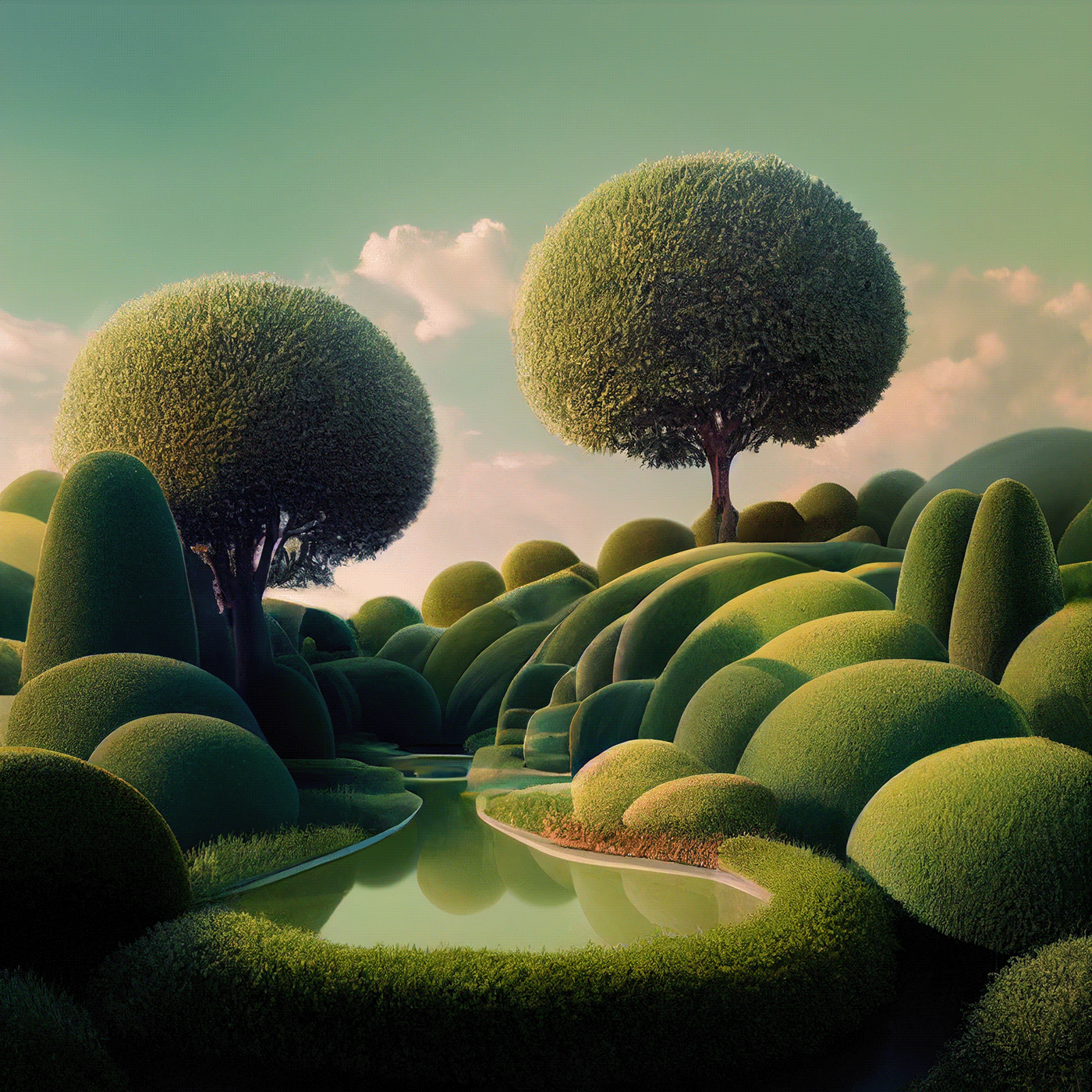 Surreal Pattern Landscape “Landscape of Dreams”: A Series of Surreal Natural Landscapes by ...