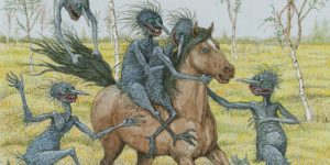 Valery Slauk's Magnificent Creepy Folk and Mythological Artistry
