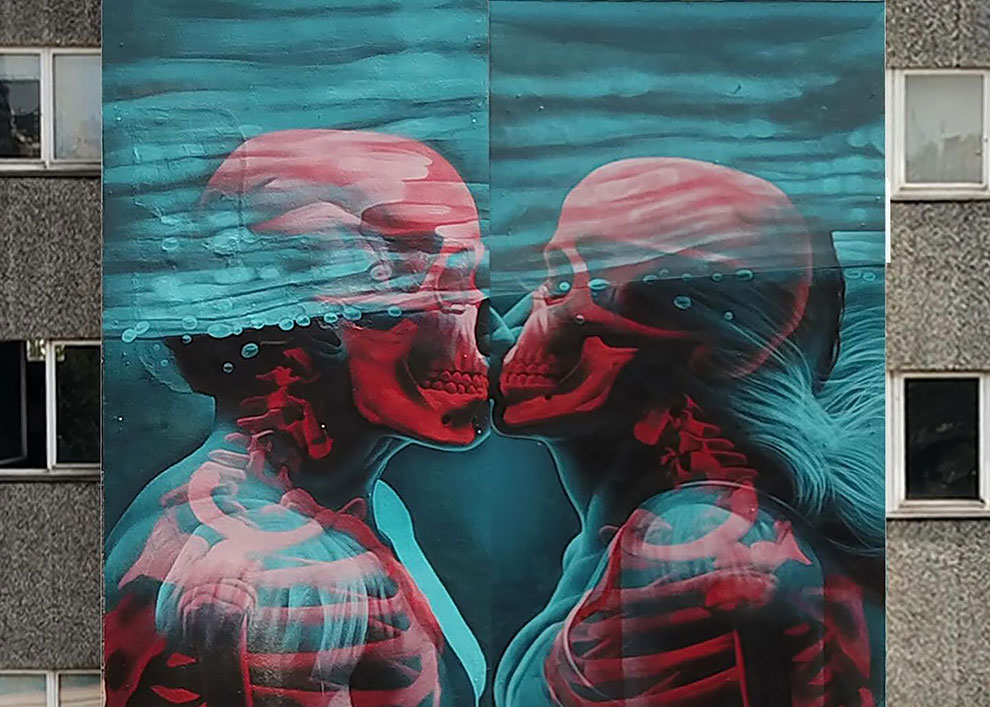 Impressive Double Exposure 3D Murals by Stathis Tsavalias - Vimarsana News