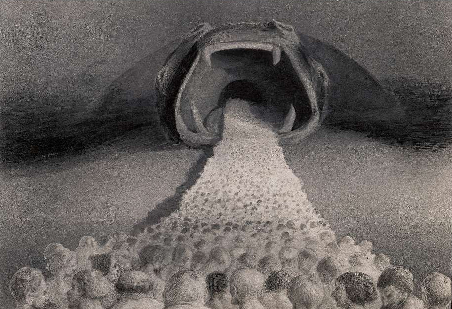 The Superb Bizarre Vintage Surrealist Illustrations by Alfred Kubin