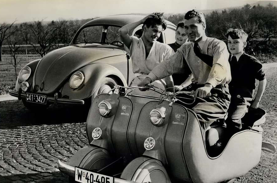 German Factory Introducing The ‘“double-lambretta”, 1953 » Design You 