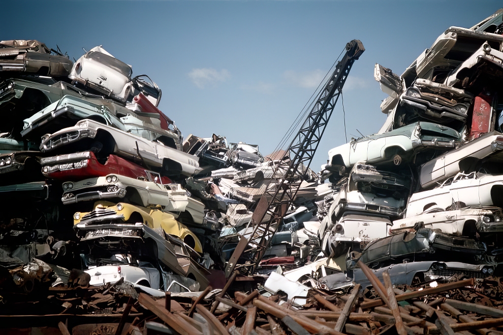 California Scrapyard 1970s 1 