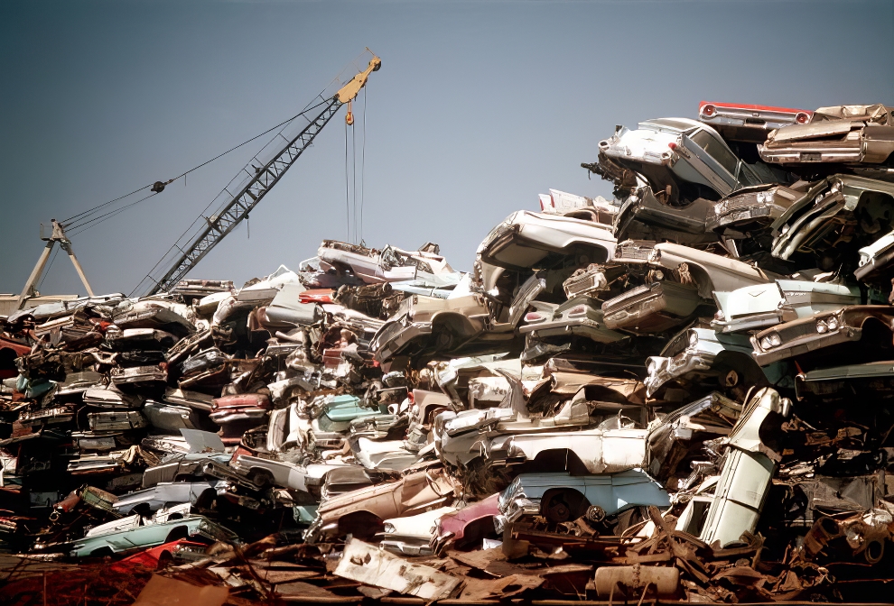 California Scrapyard 1970s 12 