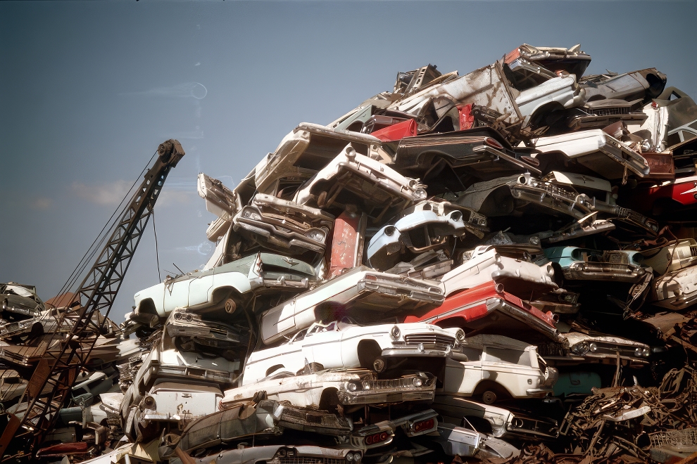 California Scrapyard 1970s 13 