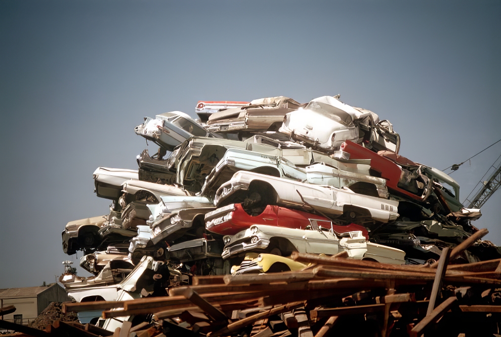 California Scrapyard 1970s 14 