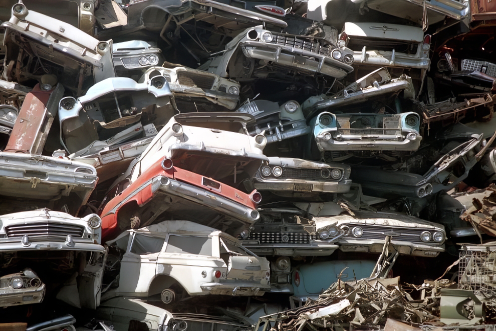 California Scrapyard 1970s 16 