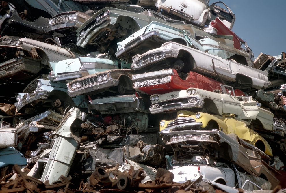 California Scrapyard 1970s 24 