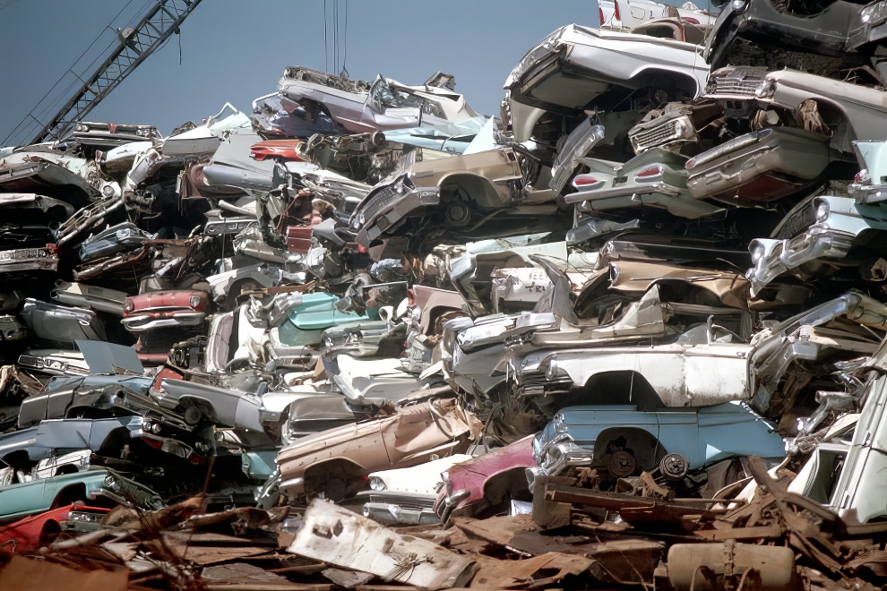 California Scrapyard 1970s 25 