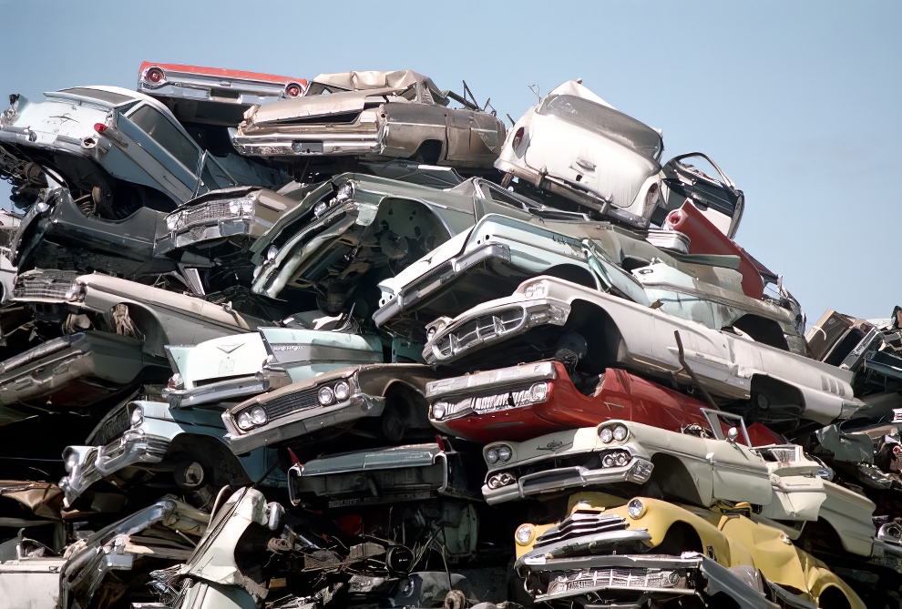 California Scrapyard 1970s 4 