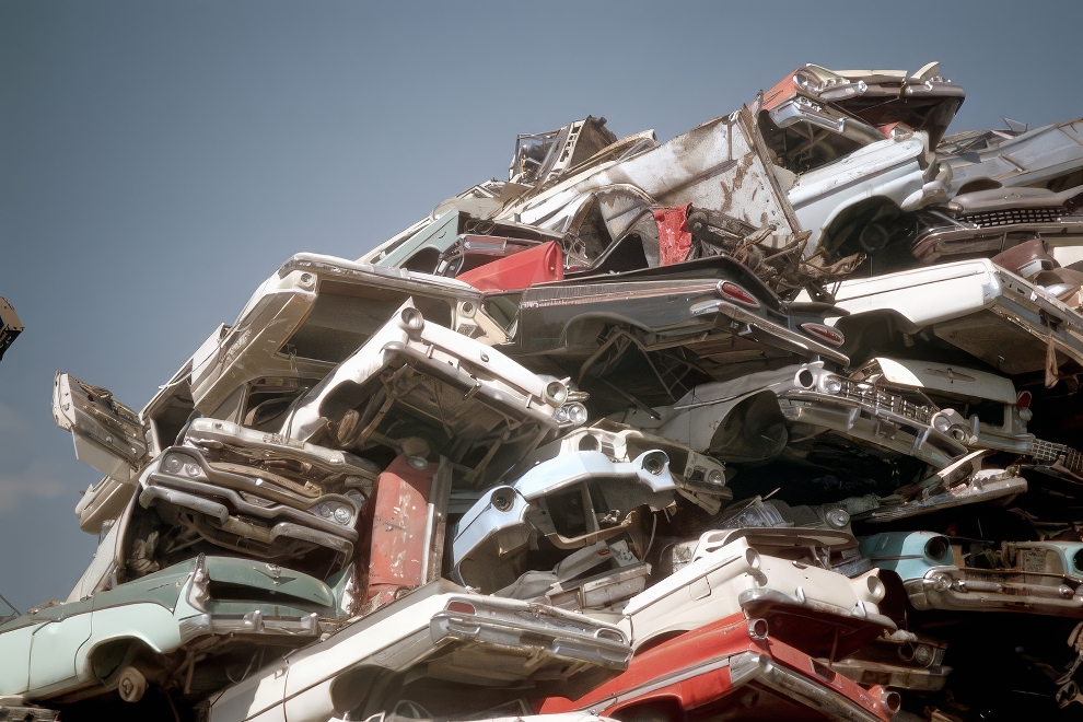 California Scrapyard 1970s 7 