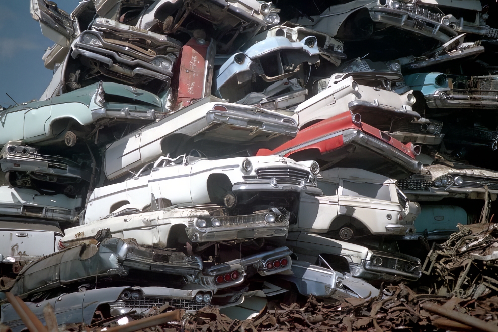 California Scrapyard 1970s 8 