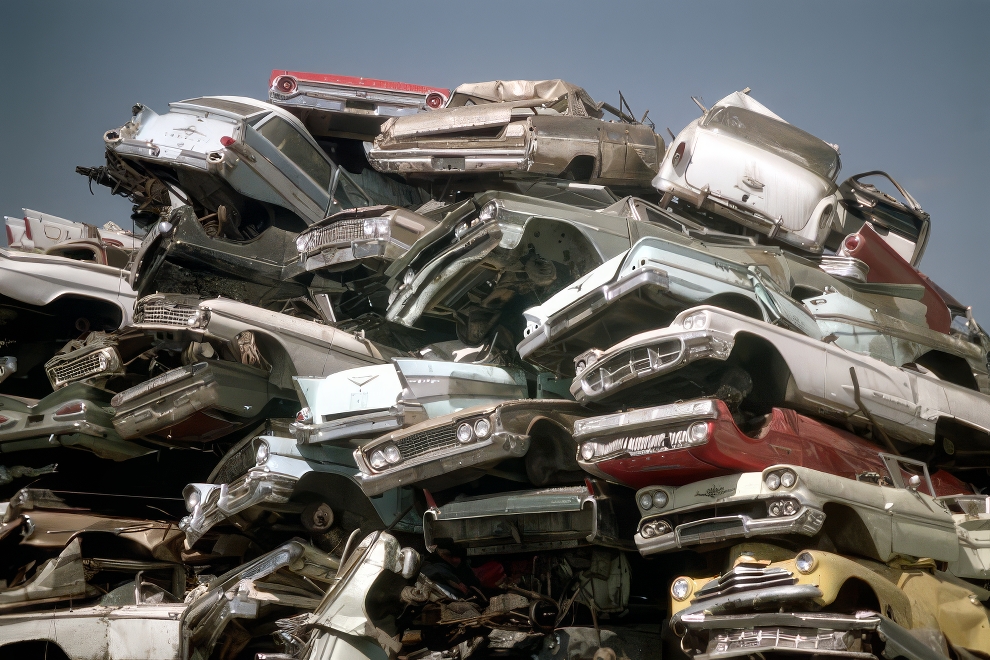 California Scrapyard 1970s 9 