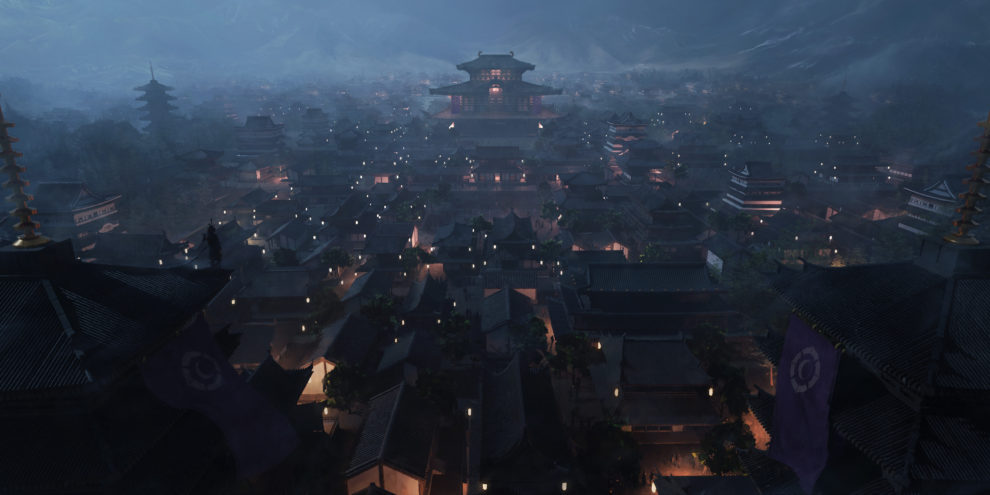 Arthur Yuan Rl Concept Environment Hatsuki Midnight Rooftops