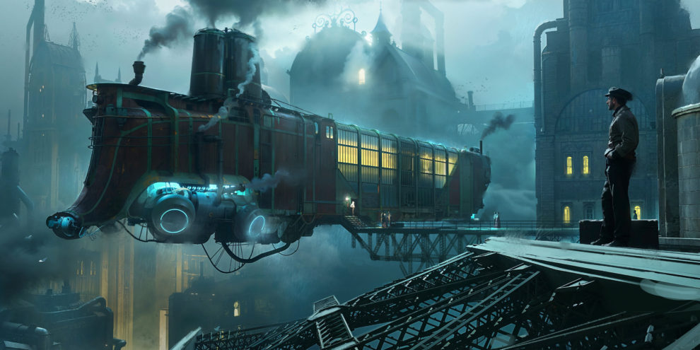 Louis Laurent Rainfall Undercity Industrialdistric Train Focus Ll