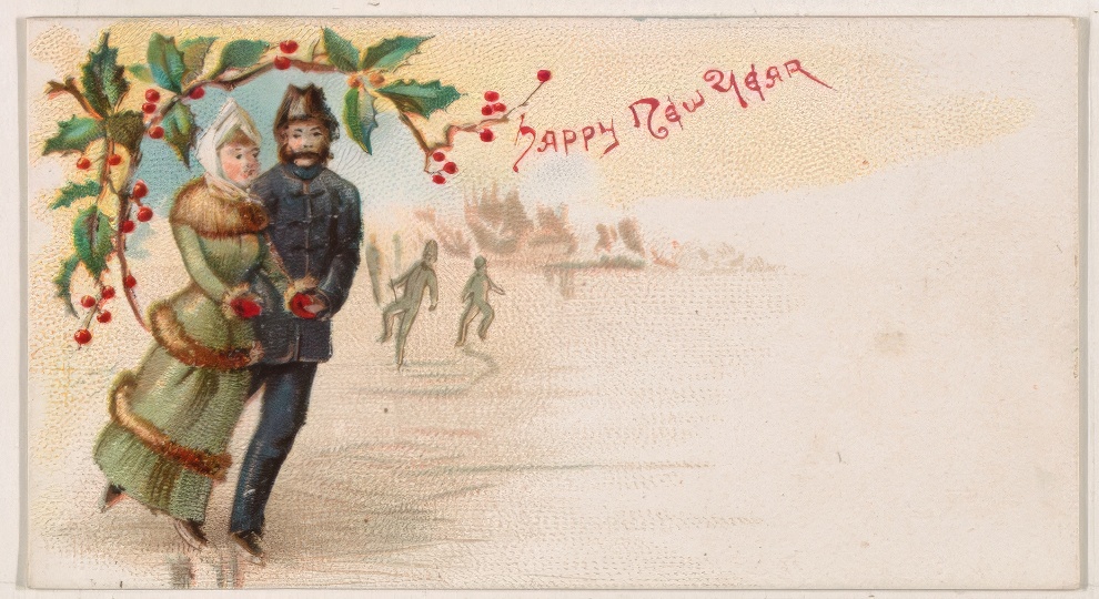 1890 New Year Card By Kinney Bros 13