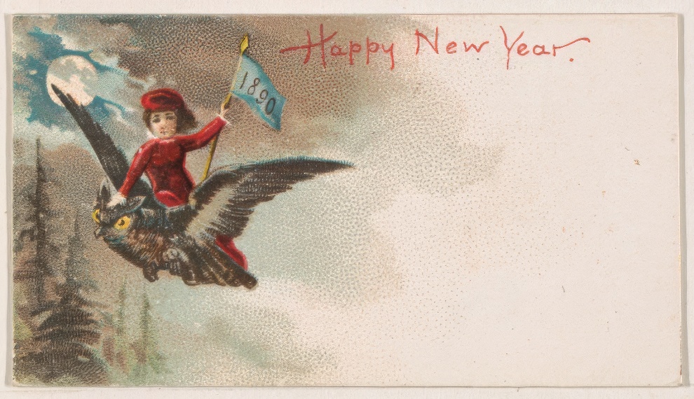 1890 New Year Card By Kinney Bros 15