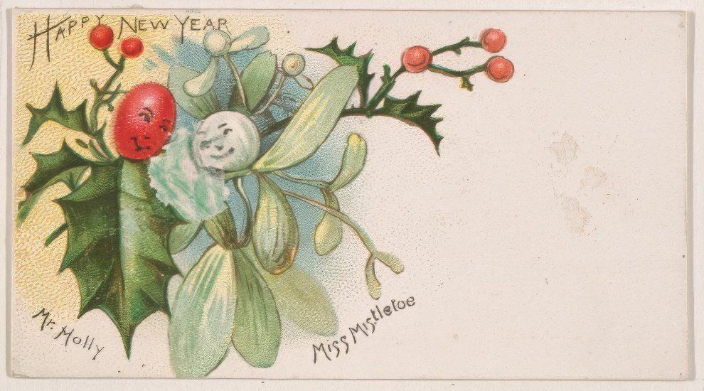 1890 New Year Card By Kinney Bros 28