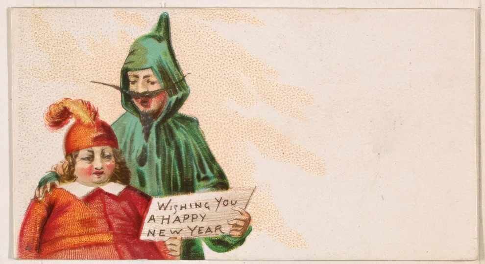 1890 New Year Card By Kinney Bros 31