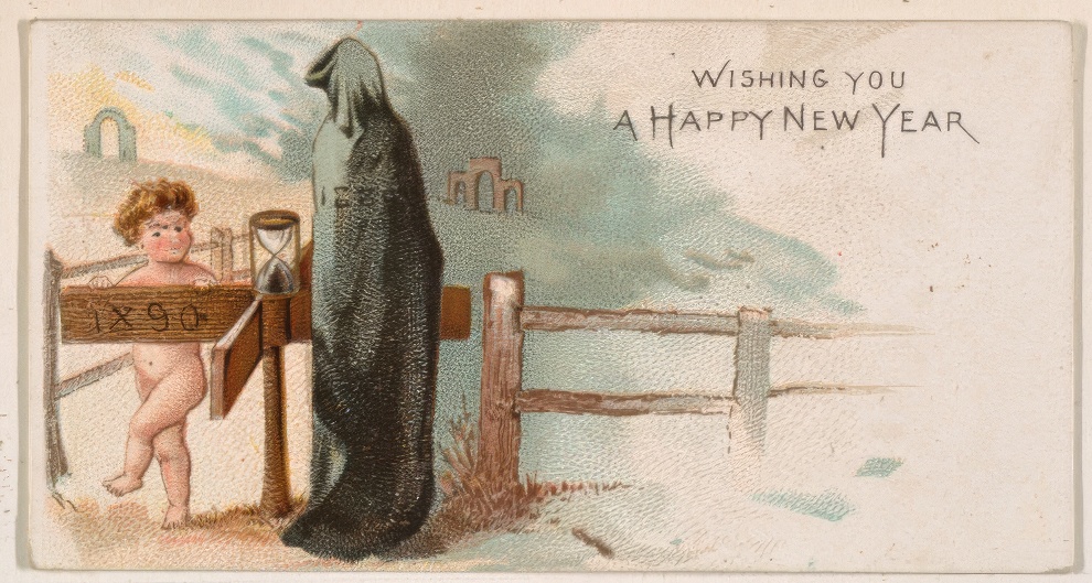 1890 New Year Card By Kinney Bros 33