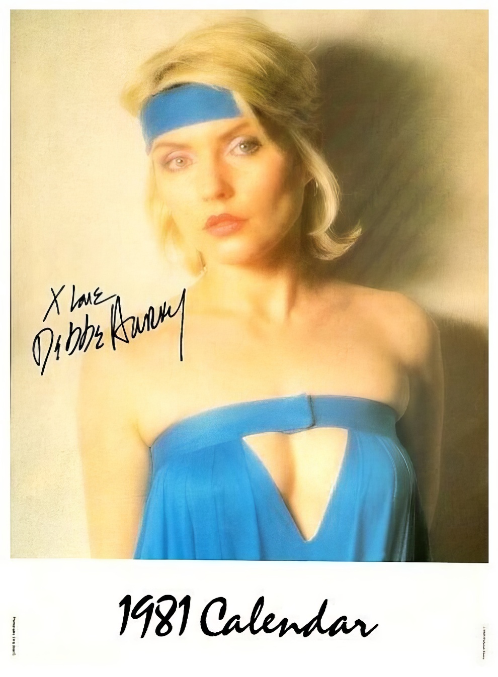 Debbie Harry 1981 Calendar 