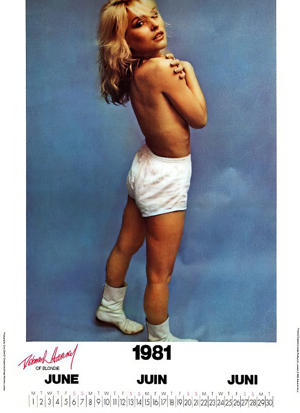 Debbie Harry 1981 Calendar 6 