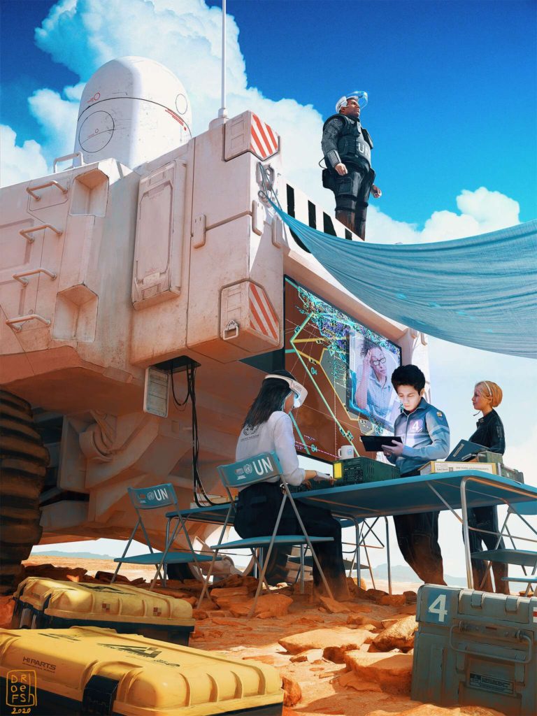 Dofresh Maintenance: The Epic Sci-Fi Concept Artworks by DOFRESH » Design You ...