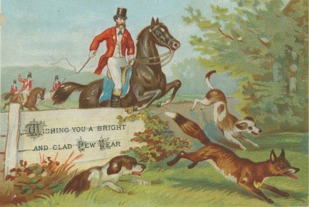 Weird Victorian New Years Cards 1