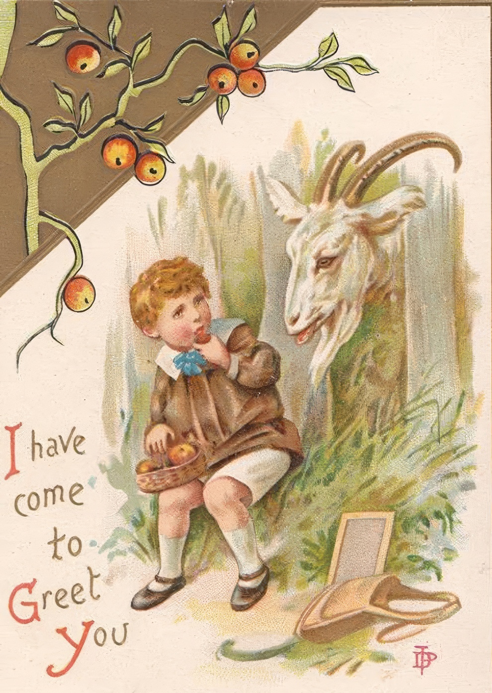 Weird Victorian New Years Cards 6