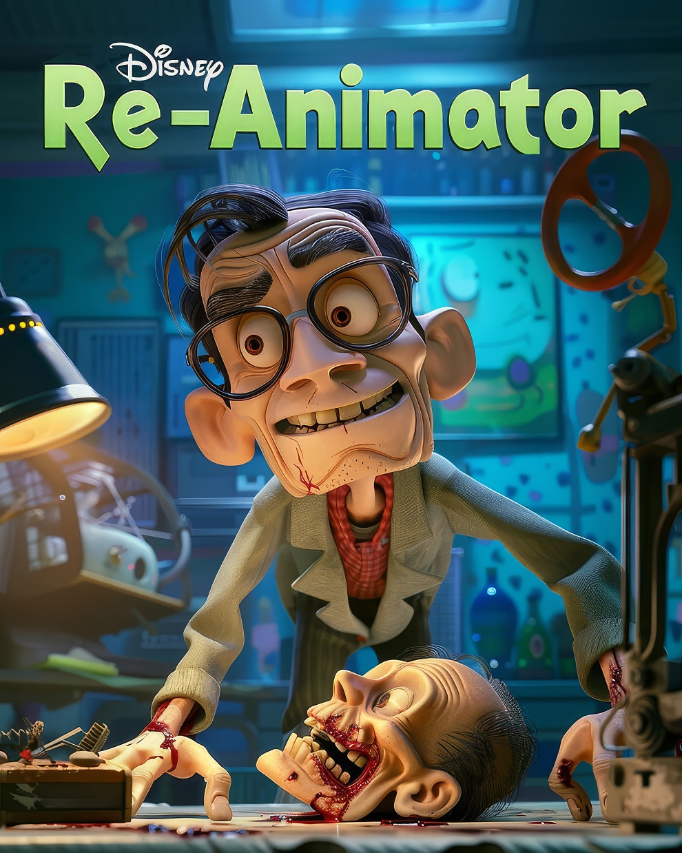 Spooky Disney Makeovers 40 Horror Movie Posters Get A Magical Twist 678a21818699f Png 700