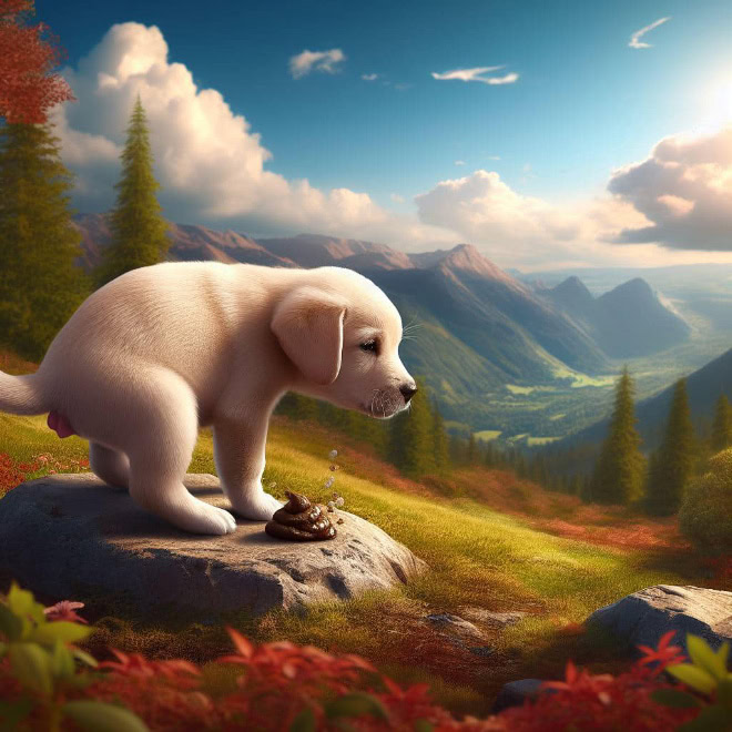 Dogs Pooping In Beautiful Places19