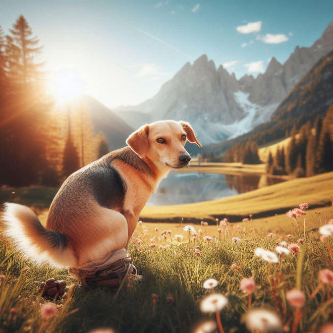 Dogs Pooping In Beautiful Places6