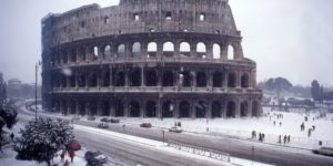 Snowfall In Rome 1