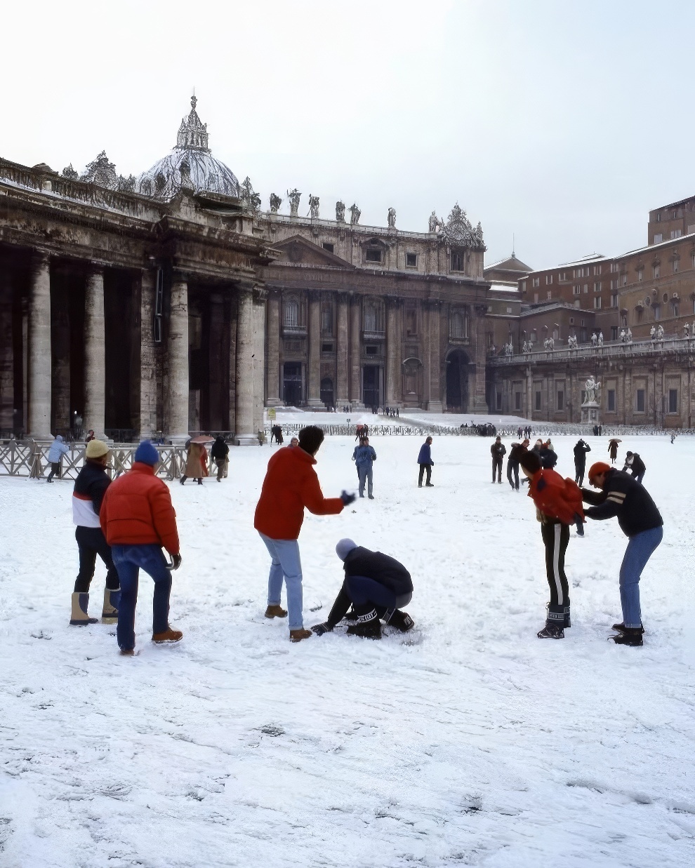 Snowfall In Rome 9