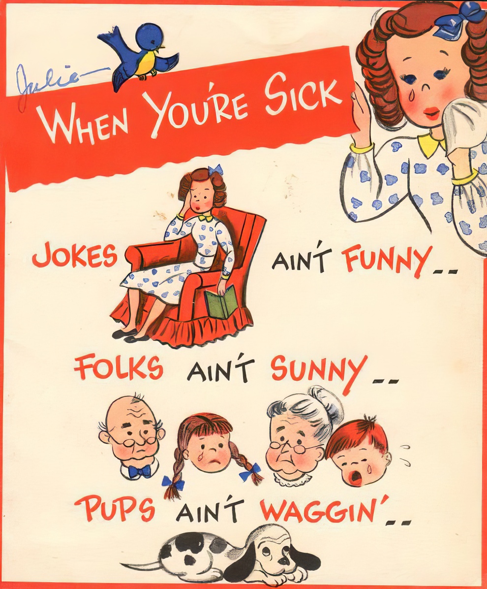 Vintage Get Well Cards 4