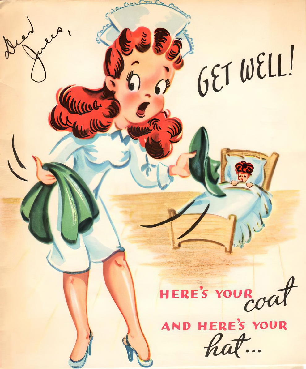 Vintage Get Well Cards 8