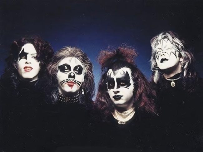 Kiss debut album photo session 4