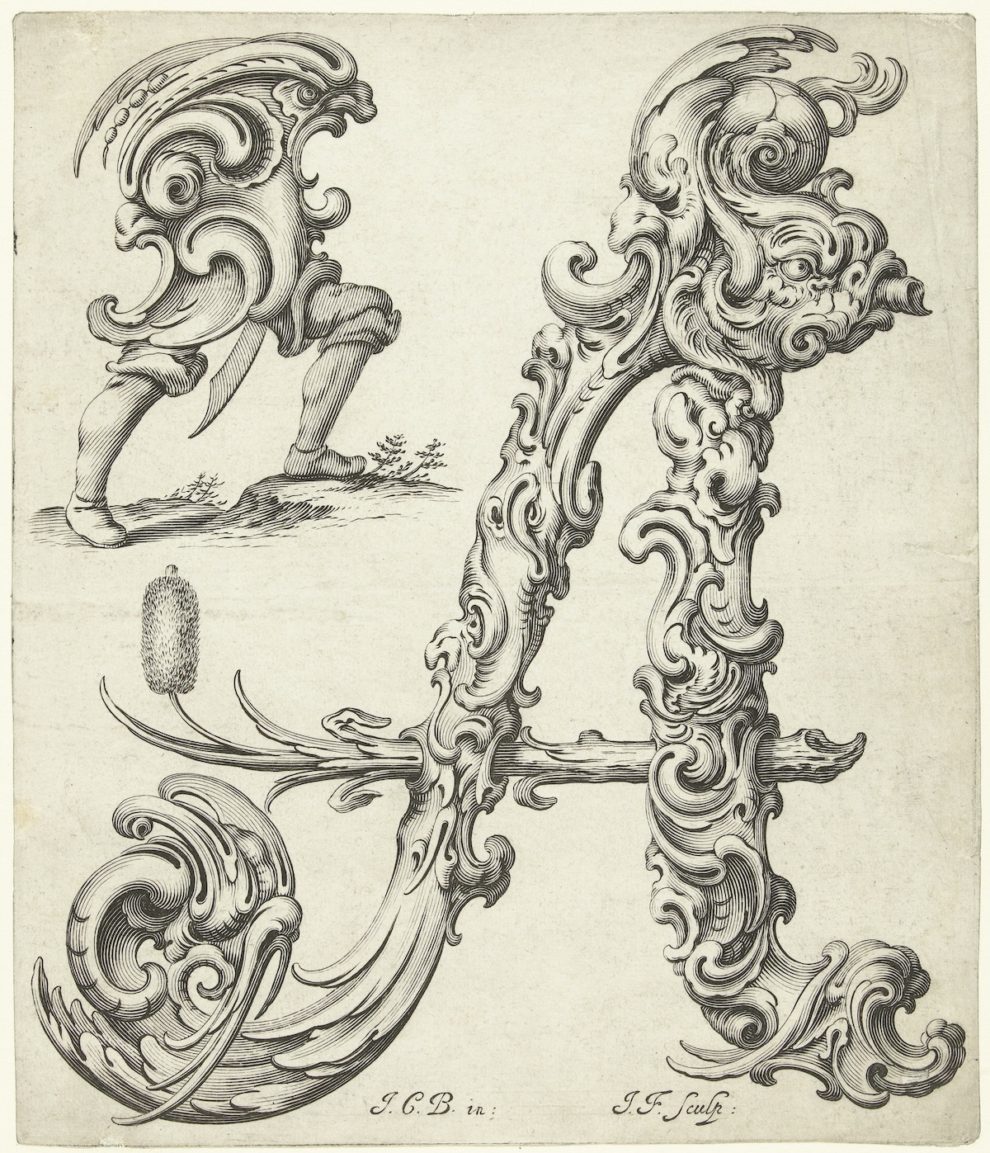Letter a jan chrystian bierpfaff jeremiasz falck 1656 libellus novus elementorum latinorum cum aeneis picturis usui aurifabrorum inservientib 7138212417 o