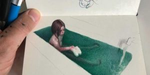 This Artist Used A Sketchbook And Pen To Create Amazing Detailed Drawings