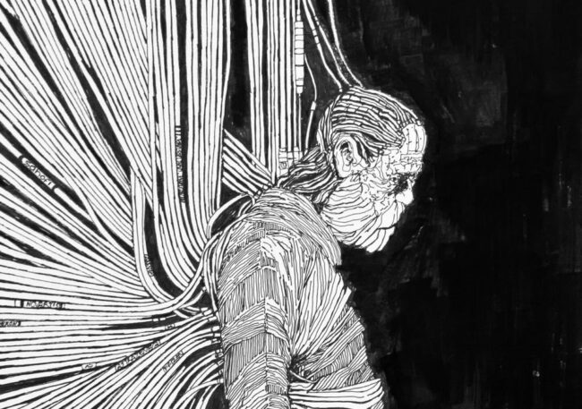 Nostalgia and Nonconformity: Emotional Ink Sketches and Paintings of F Aartt